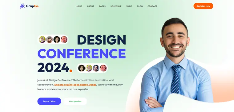 Event and Conference Website design by Web and Growth for businesses in Adoni