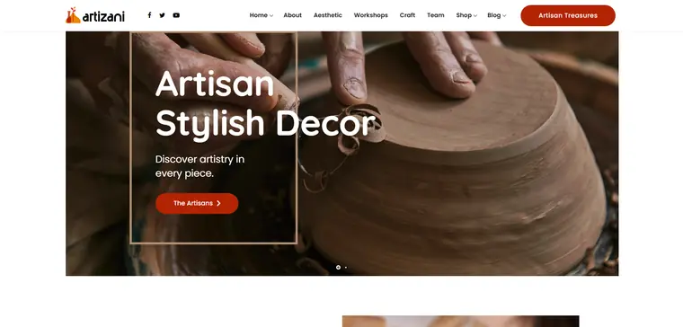 Handicraft and Decor Store design by Web and Growth, website design company in Ahmedabad