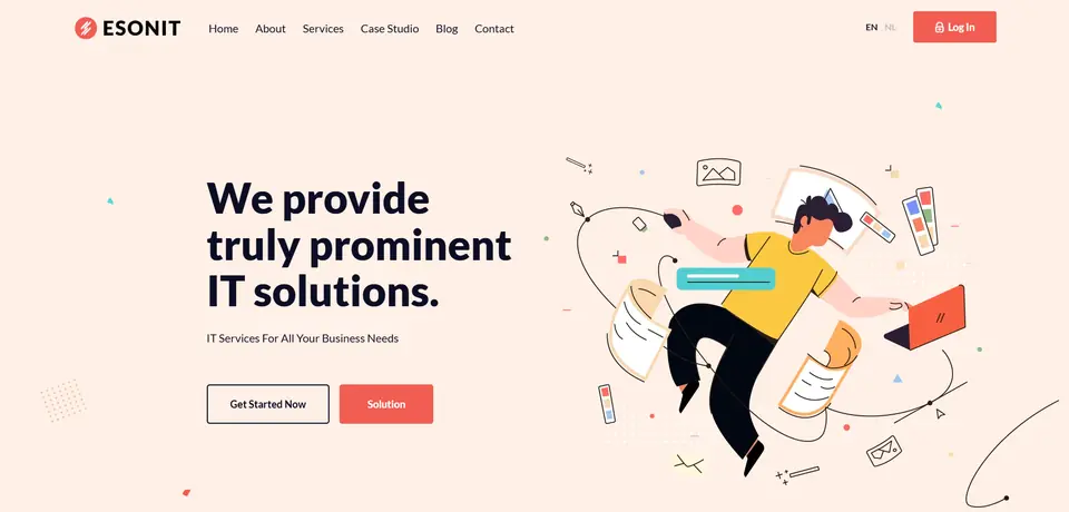 IT Company Website design, website design in Ahmedabad by Web and Growth